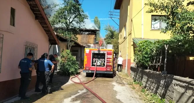 Karabük’te evde çıkan yangın söndürüldü