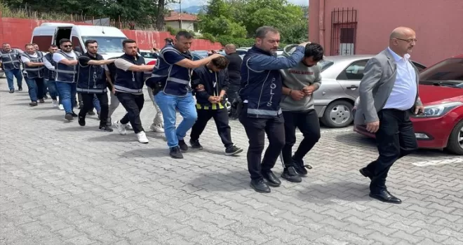 Karabük’te hırsızlık operasyonunda 10 şüpheli yakalandı