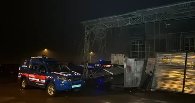 Karabük’te iş yerinde çıkan yangın söndürüldü