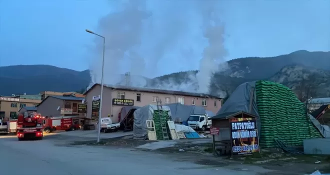 Karabük’te iş yerinde çıkan yangın söndürüldü