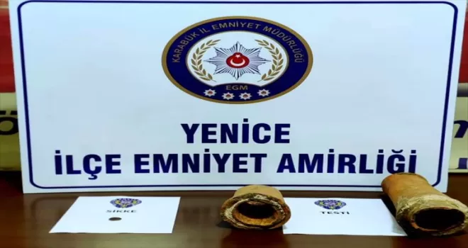 Karabük'te kaçak kazı ve tarihi eser operasyonunda 9 kişi yakalandı