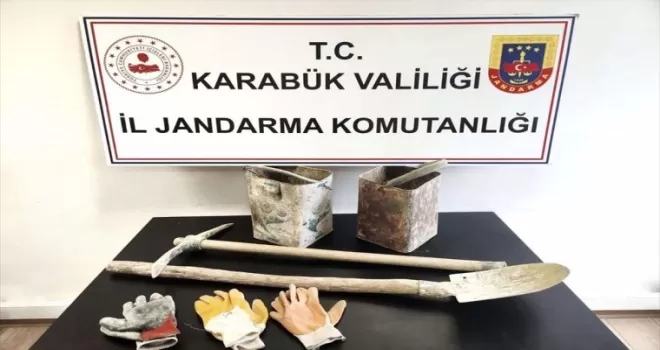 Karabük’te kaçak kazı yapan 4 kişi suçüstü yakalandı