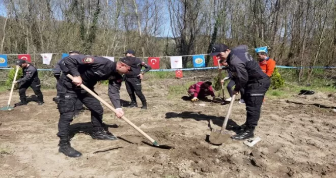 Karabük’te Polis Şehitleri Hatıra Ormanı oluşturuldu