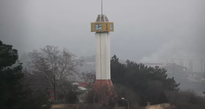 Karabük'te sis etkili oldu
