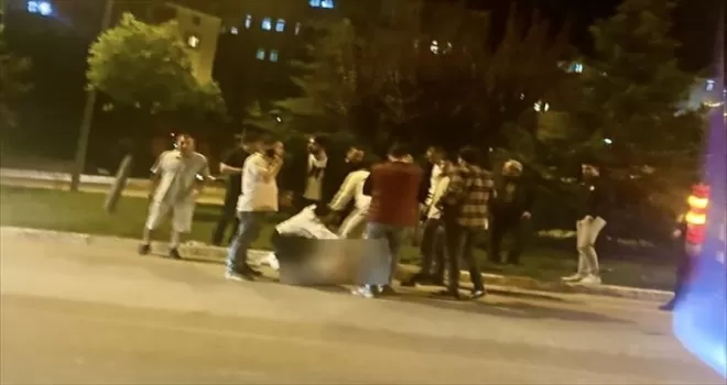 Karabük'te taksinin çarptığı kişi yaralandı
