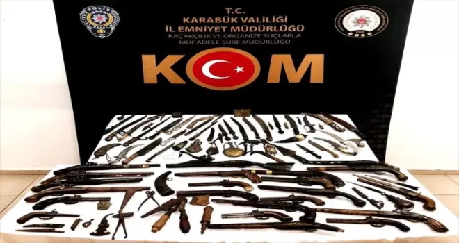 Karabük’te tarihi eser niteliğinde 123 obje ele geçirildi