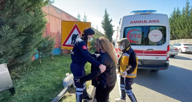 Karabük'te trafik kazalarında 2 kişi yaralandı