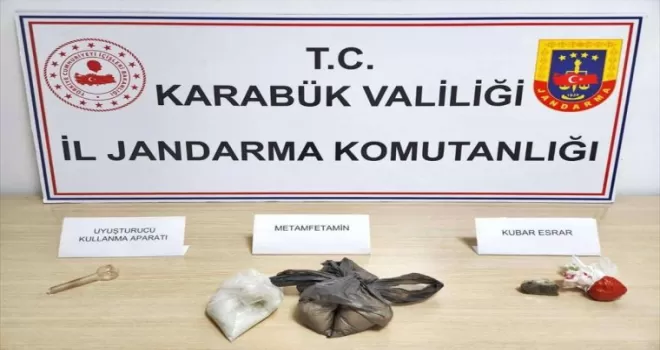 Karabük’te uyuşturucu operasyonunda 1 şüpheli tutuklandı