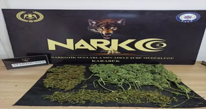 Karabük'te uyuşturucu operasyonunda 2 kişi yakalandı