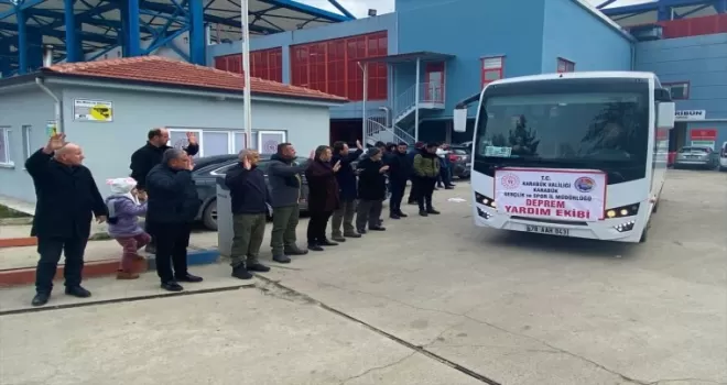 Karabük'ten deprem bölgelerine yardım seferberliği sürüyor