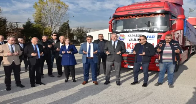 Karabük'ten selden etkilenen Pakistan'a insani yardım tırı gönderildi