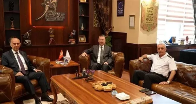Karabük Üniversitesi Rektörü Kırışık’a tebrik ziyaretleri