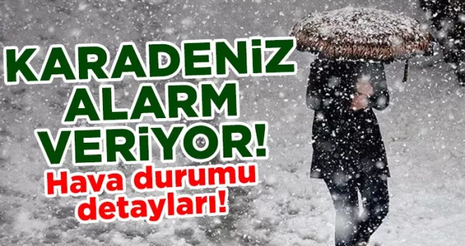 Karadeniz Bölgesi’nde Hava Durumu: Yağmur ve Çığ Uyarısı!