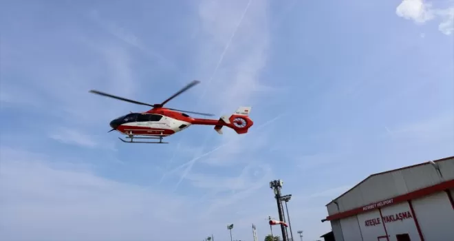 Karadeniz’de ambulans helikopterle 9 ayda 198 hasta taşındı