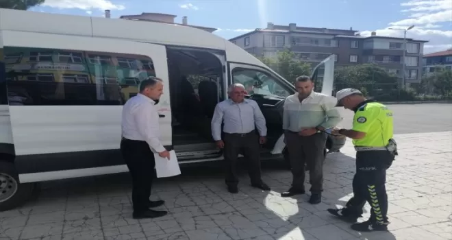 Kargı ilçesinde okul servisleri denetlendi