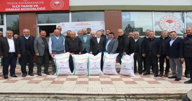 Kastamonu’da çiftçilere 55 ton sertifikalı çeltik tohumu dağıtıldı