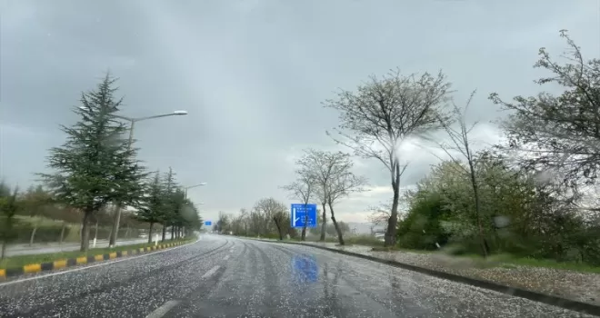 Kastamonu’da dolu etkili oldu