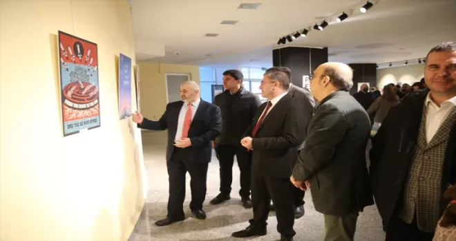 Kastamonu’da “Filistin Uluslararası Afiş ve Baskı Sergisi“ açıldı