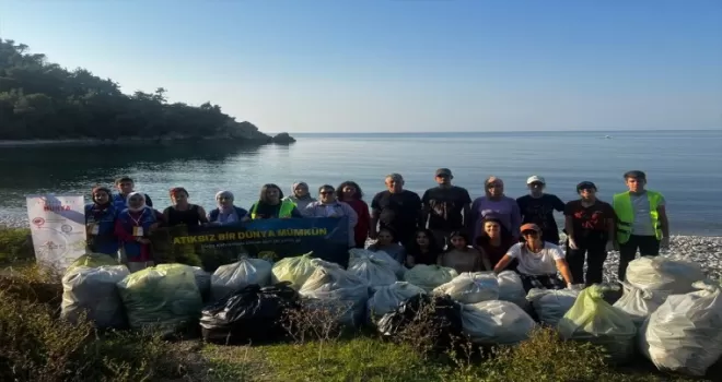 Kastamonu’da gönüllüler “Dünya Temizlik Günü“ dolayısıyla atık topladı