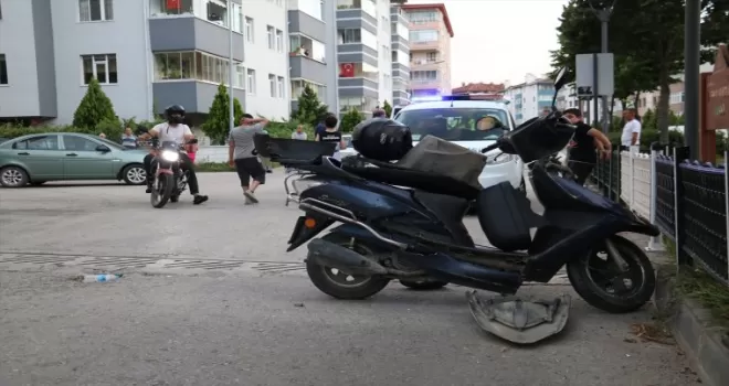 Kastamonu’da otomobille çarpışan motosikletin sürücüsü yaralandı
