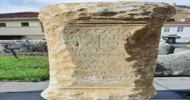 Kastamonu’da Roma dönemine ait mezar steli bulundu