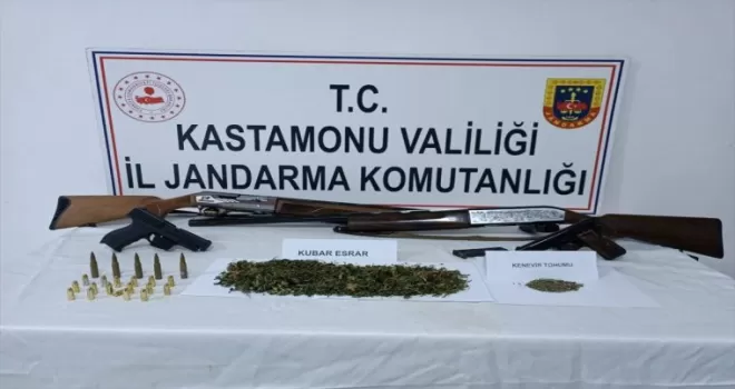 Kastamonu’da uyuşturucu operasyonlarında 2 zanlı yakalandı