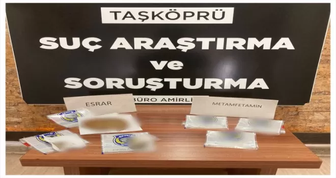 Kastamonu'da uyuşturucu operasyonunda 1 zanlı yakalandı