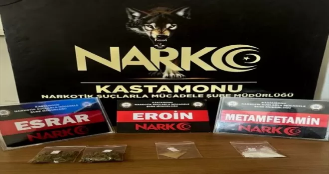Kastamonu’da uyuşturucu operasyonunda 5 zanlı yakalandı
