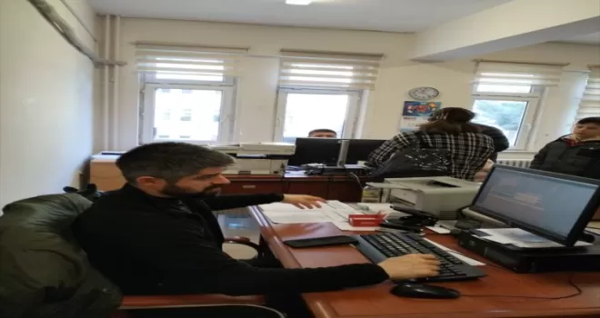 Kastamonu’dan giden gönüllü nüfus ve vatandaşlık personeli deprem bölgesinde