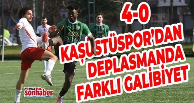 KAŞÜSTÜSPOR’DAN DEPLASMANDA FARKLI GALİBİYET
