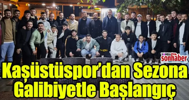 Kaşüstüspor’dan Sezona Galibiyetle Başlangıç