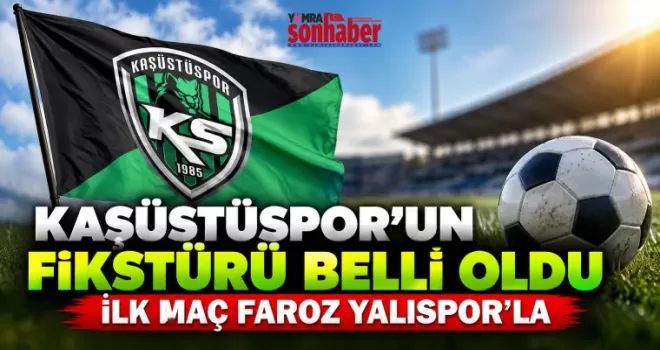 Kaşüstüspor’un Fikstürü Belli Oldu