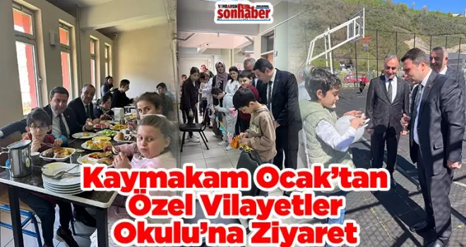 Kaymakam Ocak’tan Özel Vilayetler Okulu’na Ziyaret
