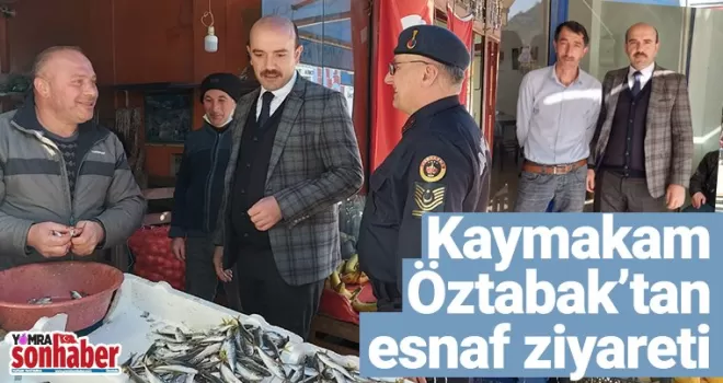 Kaymakam Öztabak vatandaşın yanında..
