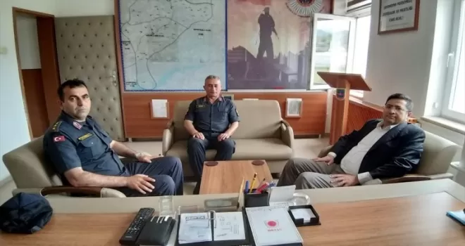 Kaymakam Zaman’dan jandarmaya ziyaret