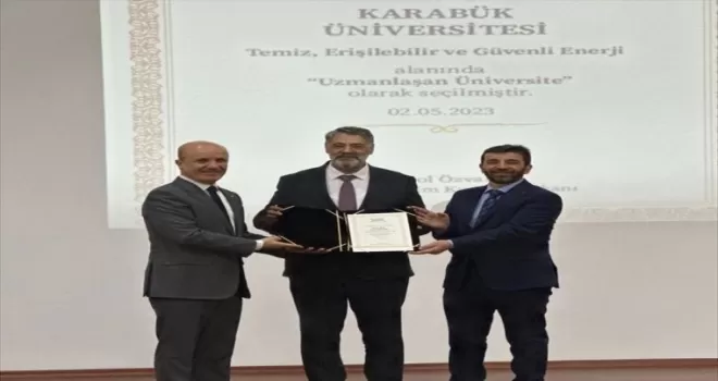 KBÜ’ye “Uzmanlaşan Üniversite“ belgesi