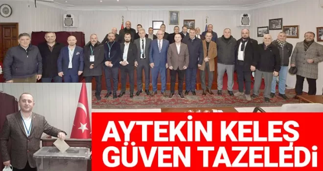 Keleş güven tazeledi