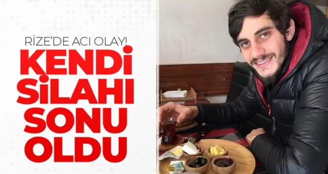 Kendi silahı sonu oldu