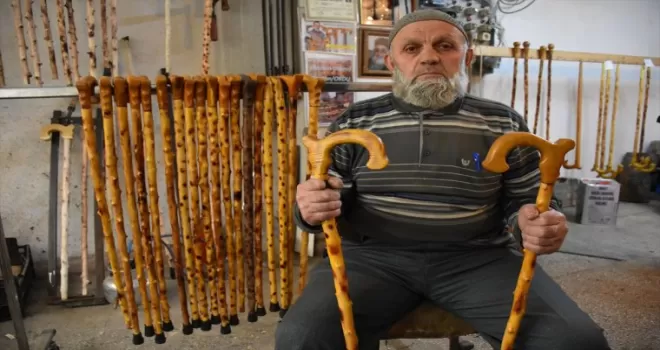 Kendisi için yaptığı bastonun imalatçısı oldu