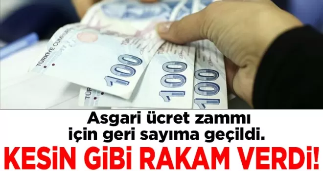 Kesin gibi diyerek asgari ücret rakamını duyurdu!
