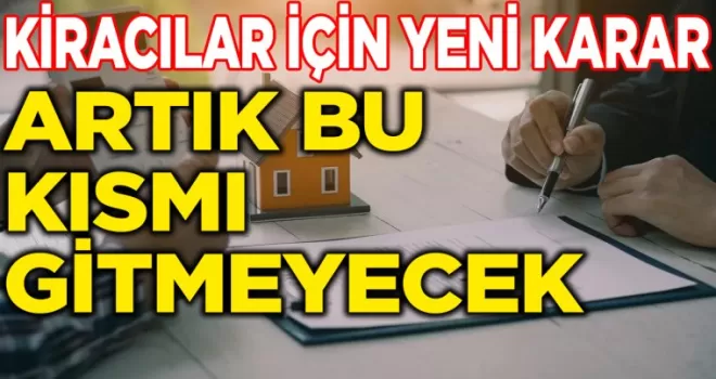Kiracıların yeni karar: Artık bu kısmı ev sahibine gitmeyecek