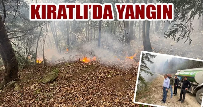 Kıratlı’da yangın