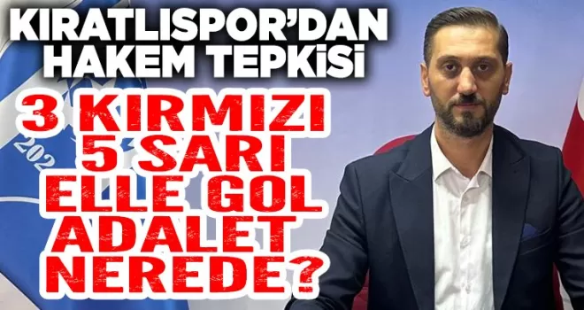  Kıratlıspor’dan Hakem Tepkisi   