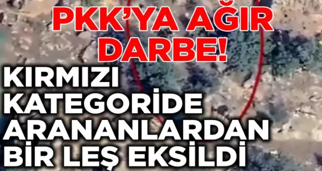Kırmızı Kategoride Aranan Terörist Etkisiz Hale Getirildi