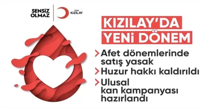 Kızılay’ın yeni dönem vizyonu: ’Ulusal kan kampanyası için çağrı’