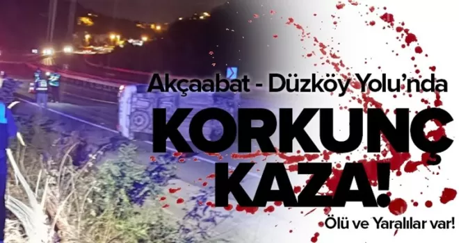 Korkunç Kaza... Ölü ve Yaralılar var...