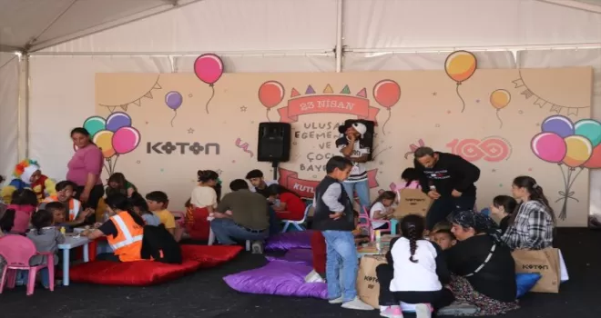 Koton, bayrama özel etkinliklerle Hatay’da çocuklarla bir araya geldi