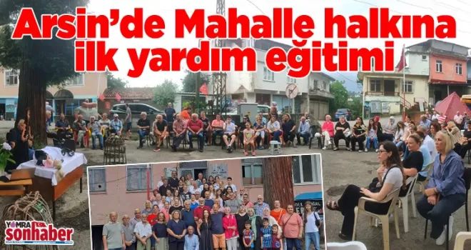 Köy Halkına İlk Yardım Eğitimi