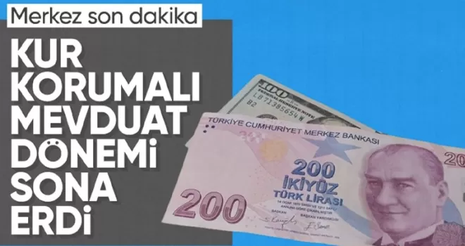 Kur Korumalı Mevduat’ta önemli karar!