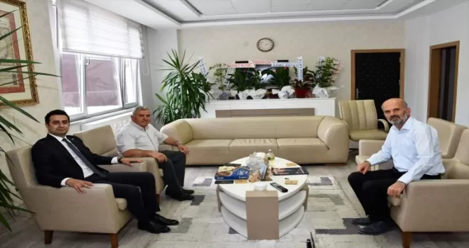 Ladik Belediye Başkan’ı Topal’a Kaymakamdan Orhan’dan ziyaret